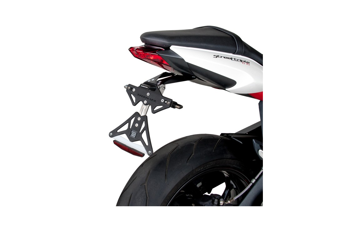 Barracuda number plate holder for Triumph Street Triple R 2013-2017