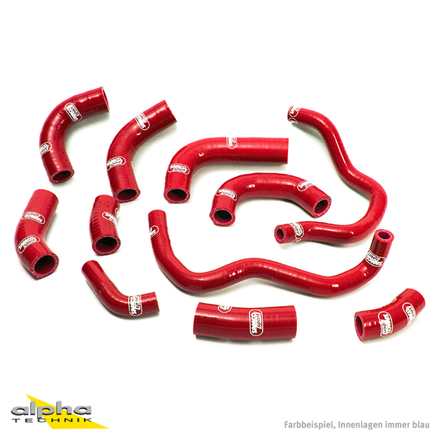 SAMCO SPORT Silicone Hose Kit, Red, for Honda CBR600RR Model Year 2005-2006