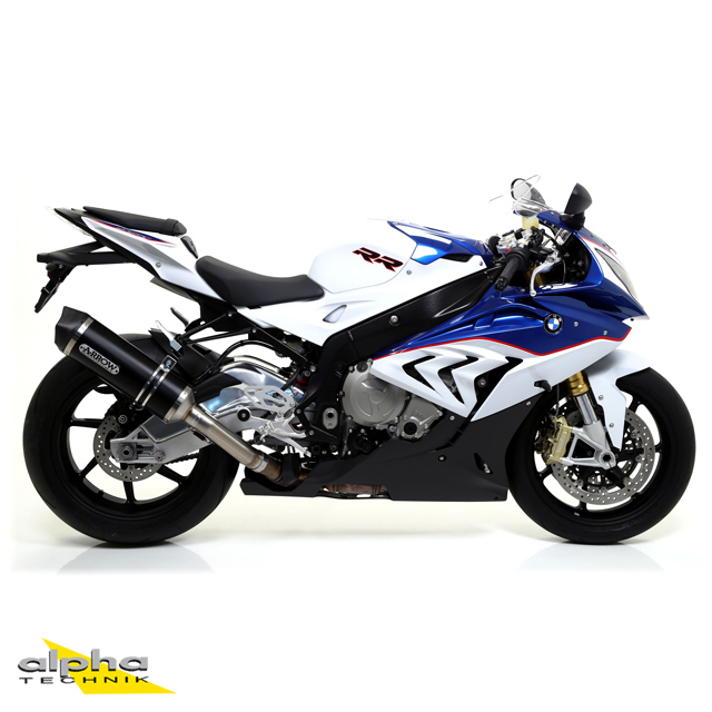 ARROW RACE TECH Exhaust for BMW S1000RR 2015-16 / S1000R 2014-16, black aluminium