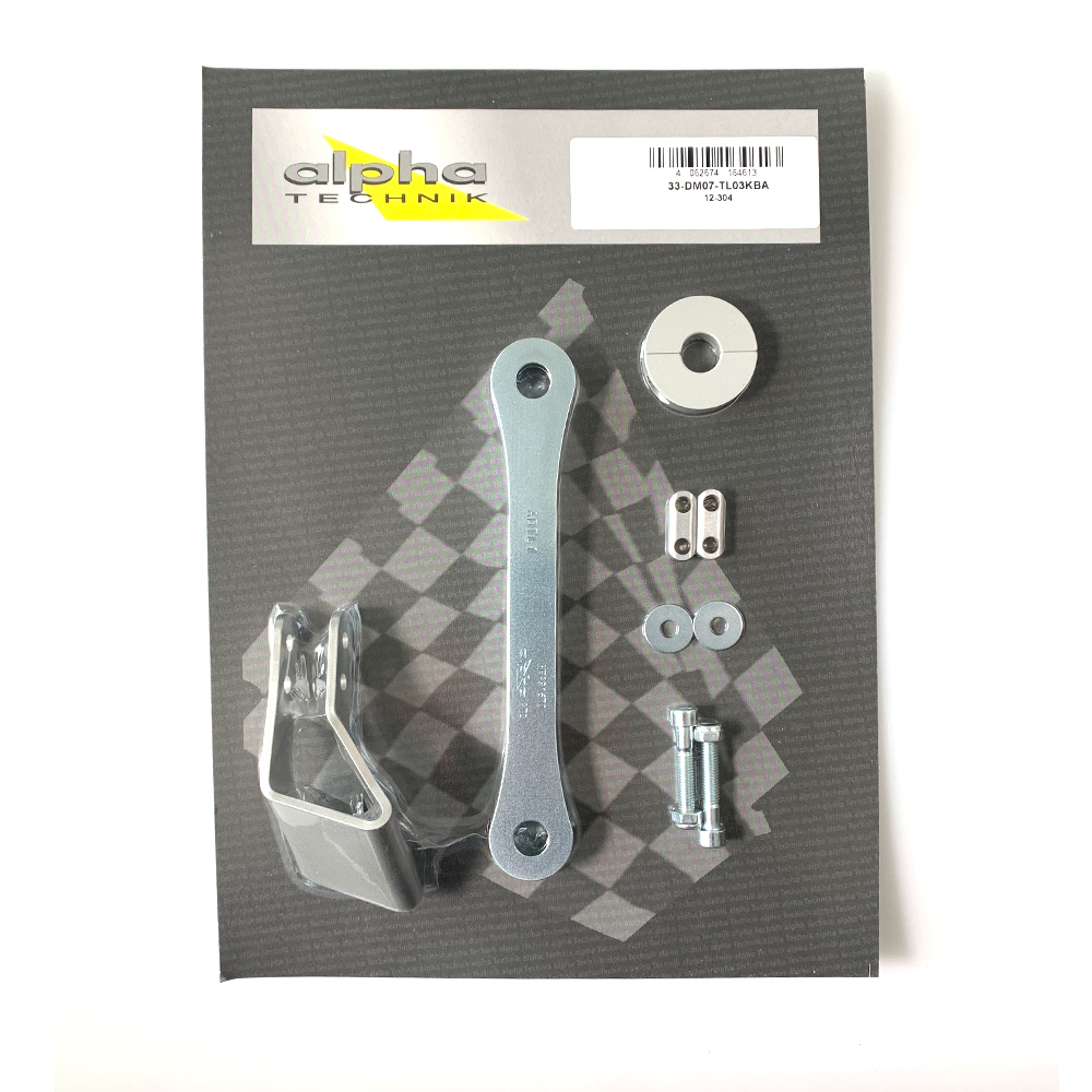 alpha Technik Lowering Kit 40mm for Yamaha Tenere 700, DM07 / DM08 / DM11 / DM15 / DM16, from model year 2019-