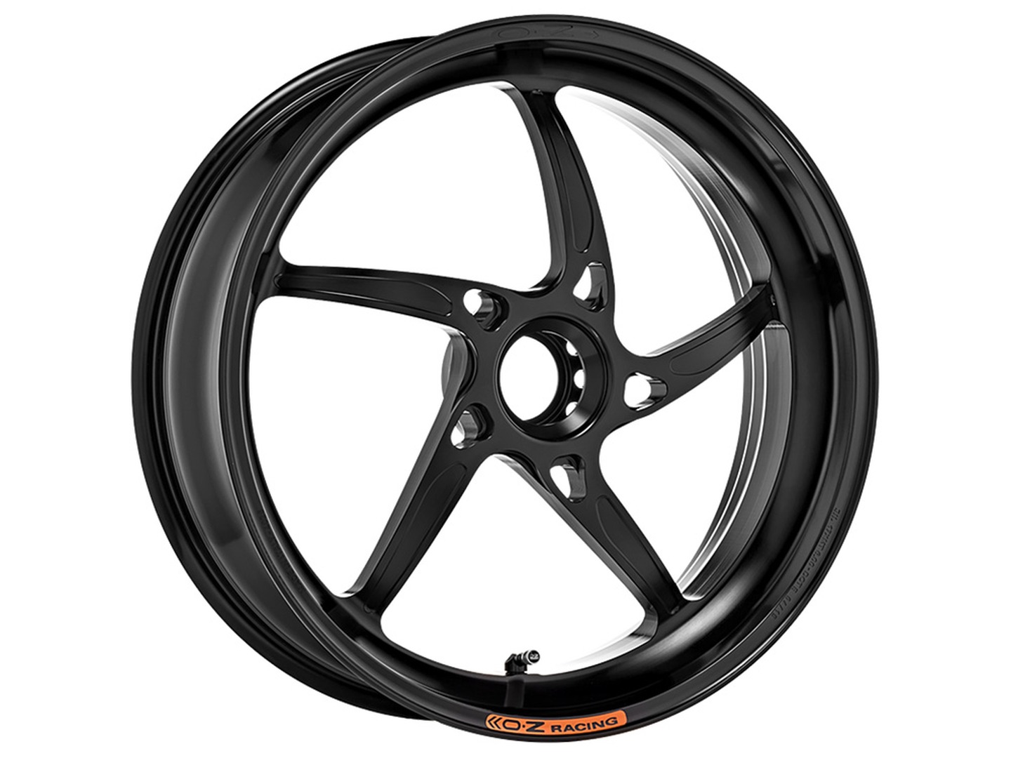 OZ Piega Aluminium Set in gloss black for Ducati Panigale 1199 (S/R), 2012-2015, Panigale 1299 (S/R), 2015-2018, Panigale V4(S), 2018-2024, Streetfighter V4(S), 2020-2022