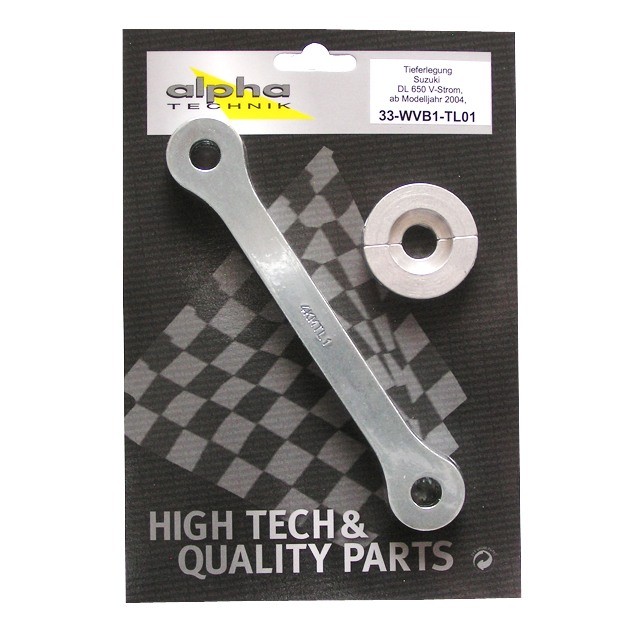 alpha Technik Lowering Kit 37mm Suzuki DL650 V-Strom, Type WVB1; Model Year 2004