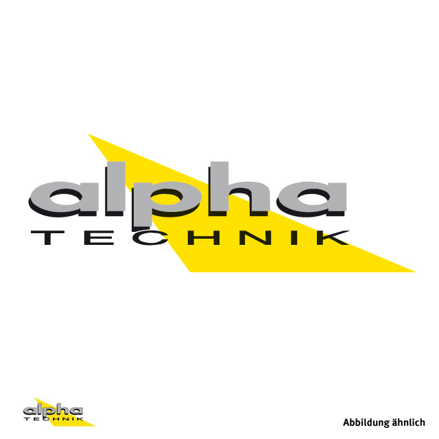 alpha Technik Die-cut Sticker 140x55mm