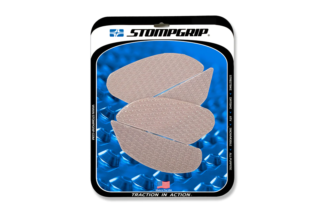 Stompgrip Traction Pads clear, for Kawasaki Ninja H2 SX (SE), 2018-2025