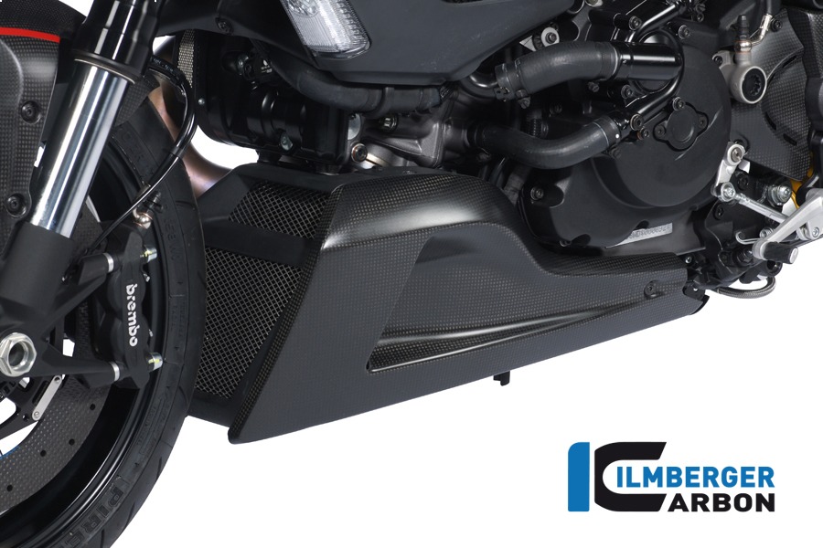 Motorspoiler/Ölkühlerverkleid. linke Seite, Carbon