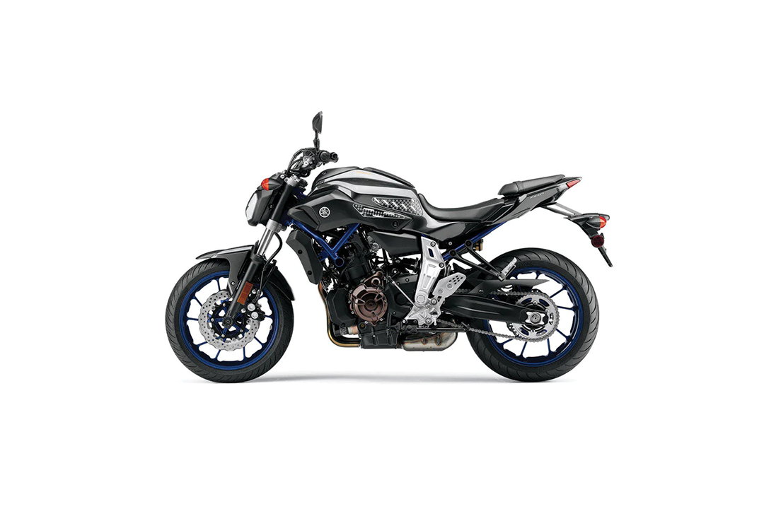 Stompgrip Traction Pads clear, for Yamaha MT07 (Moto Cage), 2015-2017