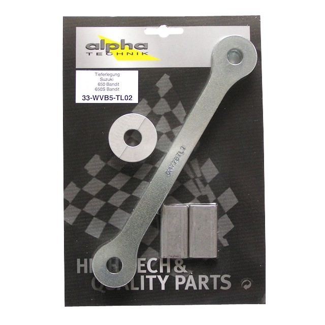 alpha Technik Lowering Kit 35mm Suzuki GSF650, 650S Bandit; Type WVB5; Model Year 2005-