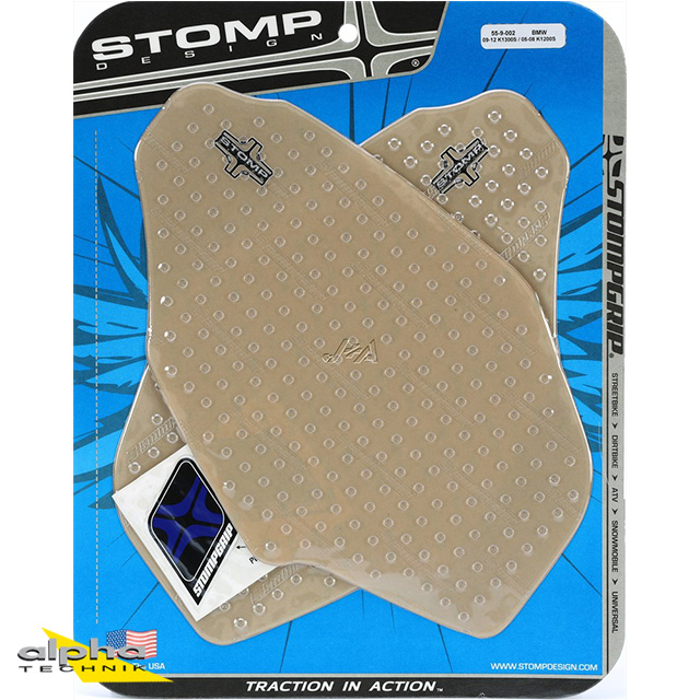 Stompgrip clear, Volcano, for BMW K1200S, 2003-2009, K1300S, 2009-2016