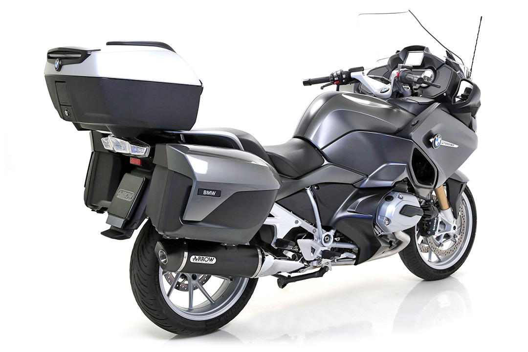 ARROW RACE TECH Exhaust for BMW R1200RT 2014-16 in Black Aluminium