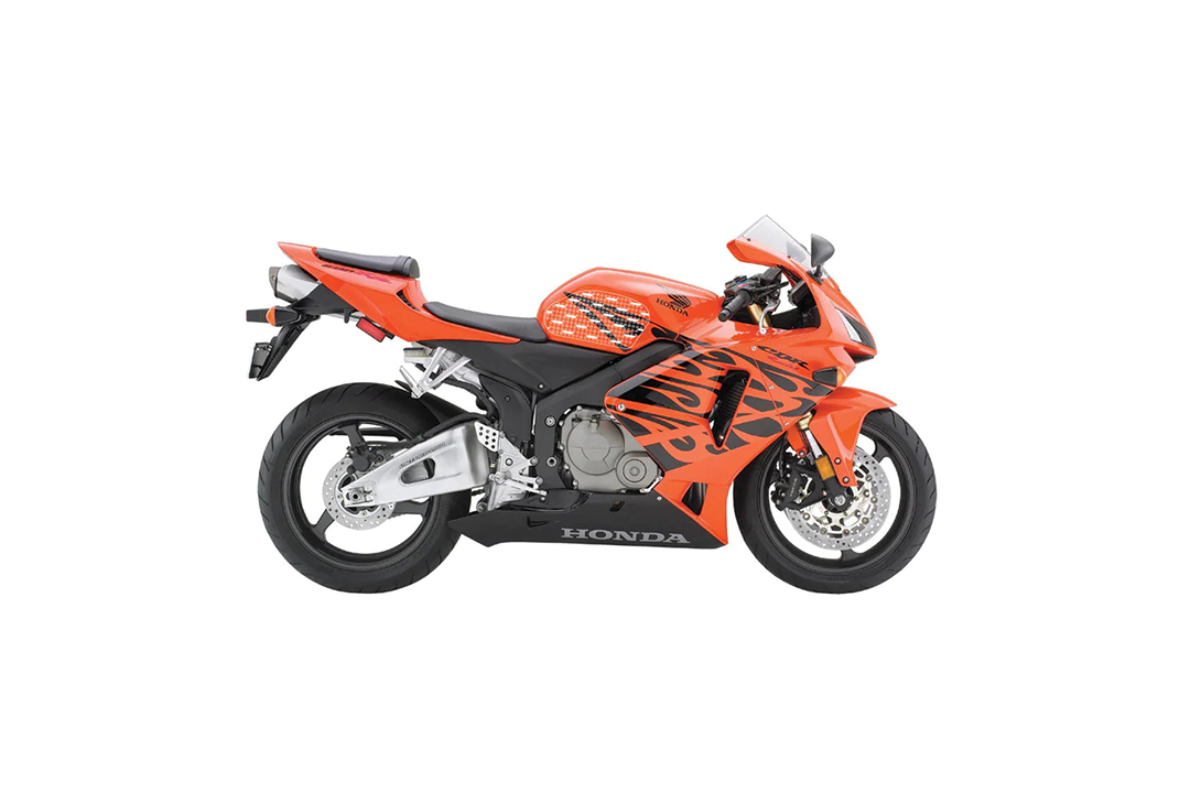 Stompgrip black, Icon, for Honda CBR600RR, 2003-2006