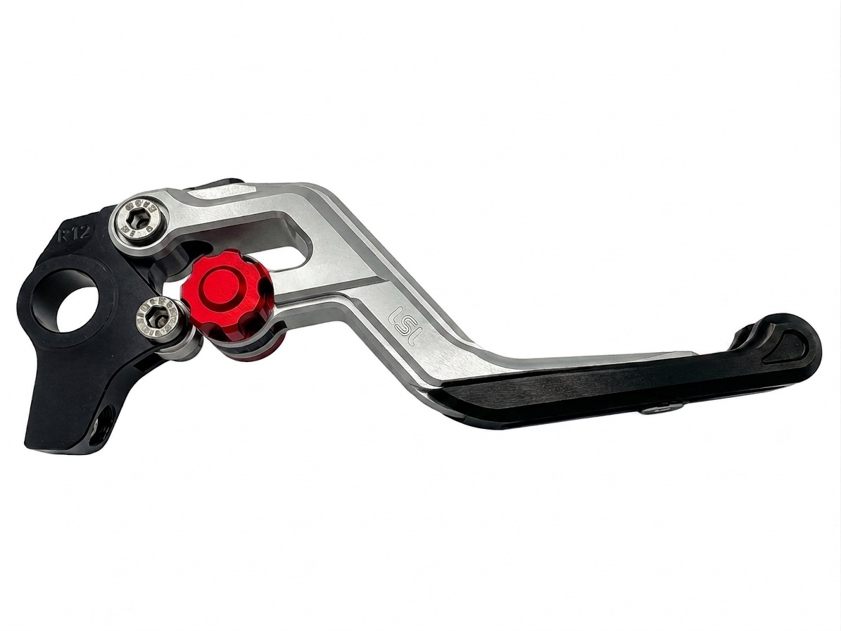 LSL ERGONIA Brake Lever R16R Silver/Red/Black