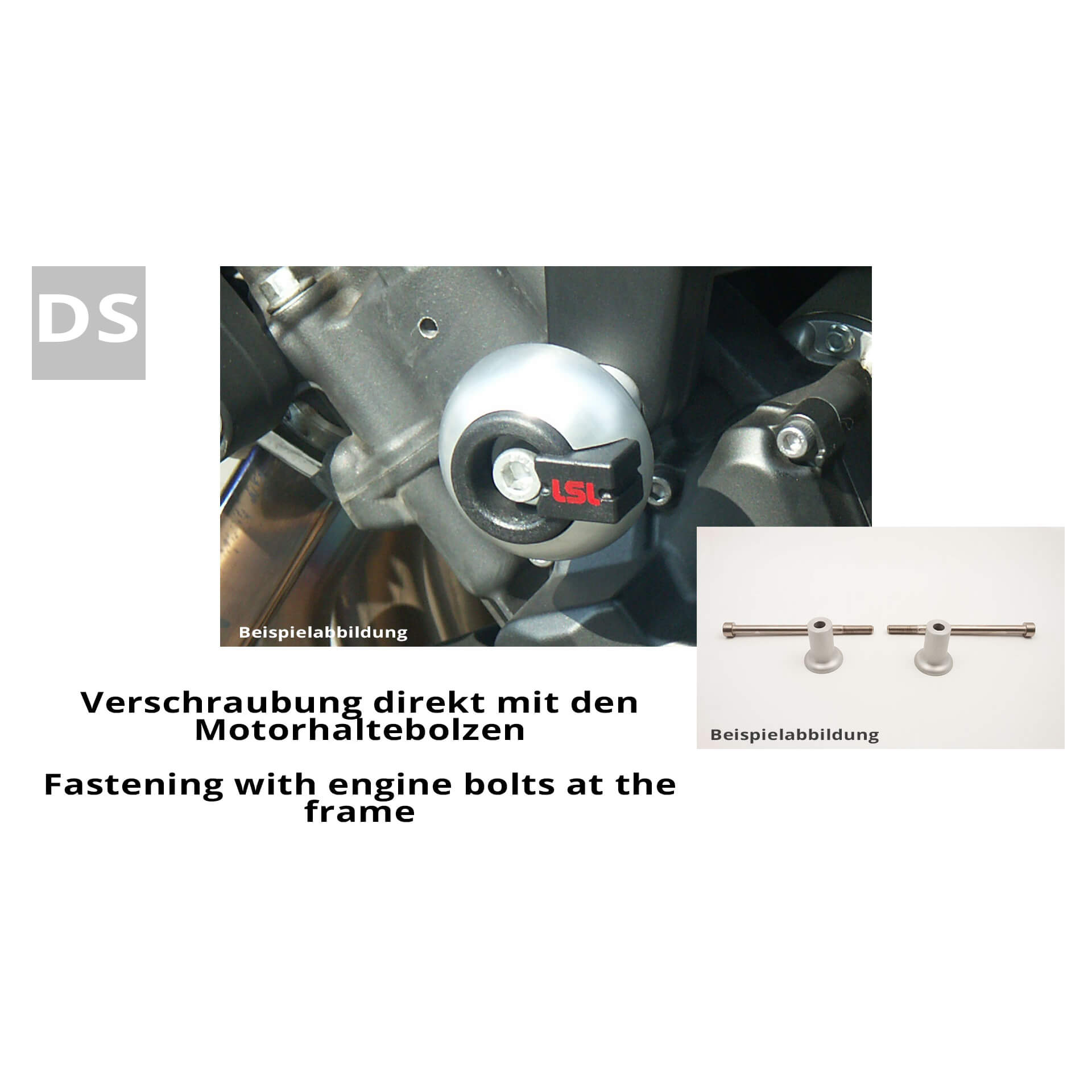 LSL Crash Pad Mounting Kit for Honda Honda VTR1000 SP1