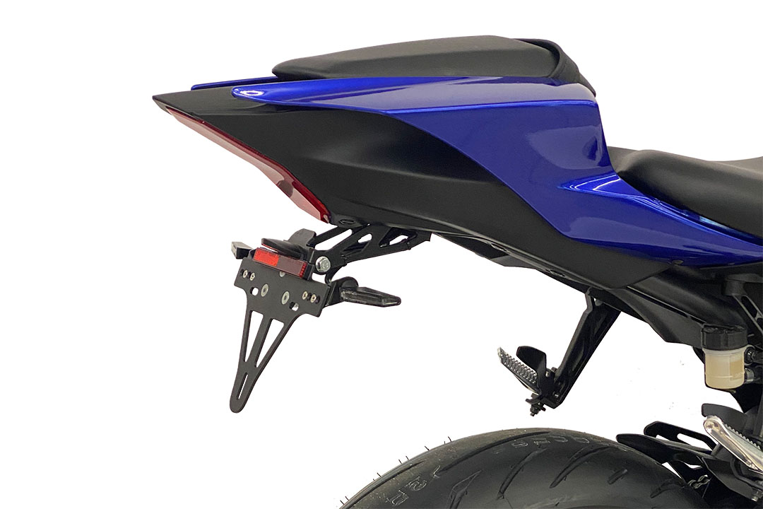 alpha Technik Number Plate Holder for Yamaha R7 from Model Year 2022-, Type RM39 / RM40