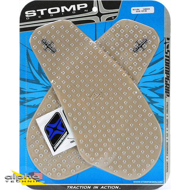 Stompgrip clear, Volcano, for Yamaha YZF-R6, 2003-2005