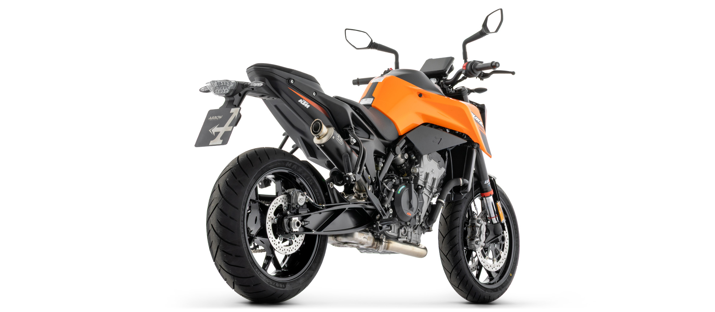 ARROW GP2 NiChrome Black Exhaust for KTM 790 Duke, 2025-