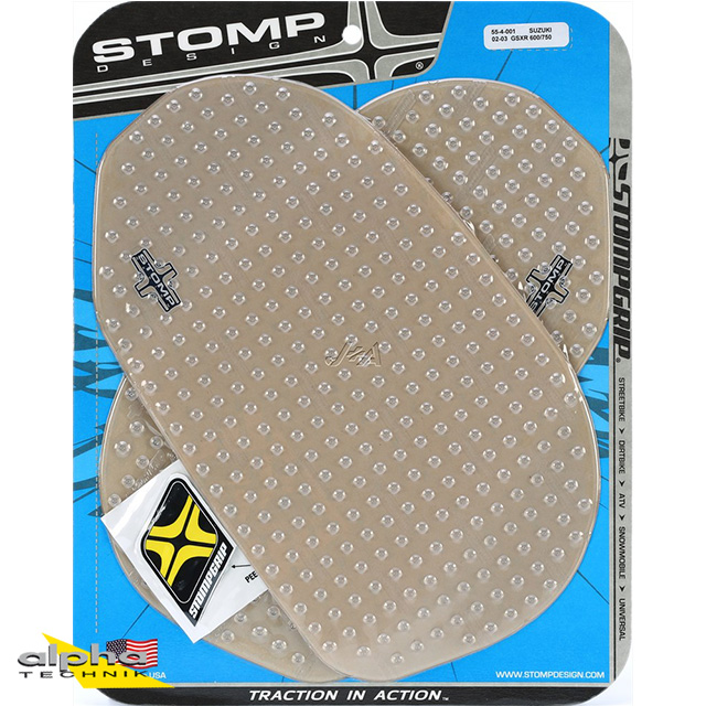Stompgrip clear, Volcano, for Suzuki GSX-R 600, 750, 1000, TL1000R