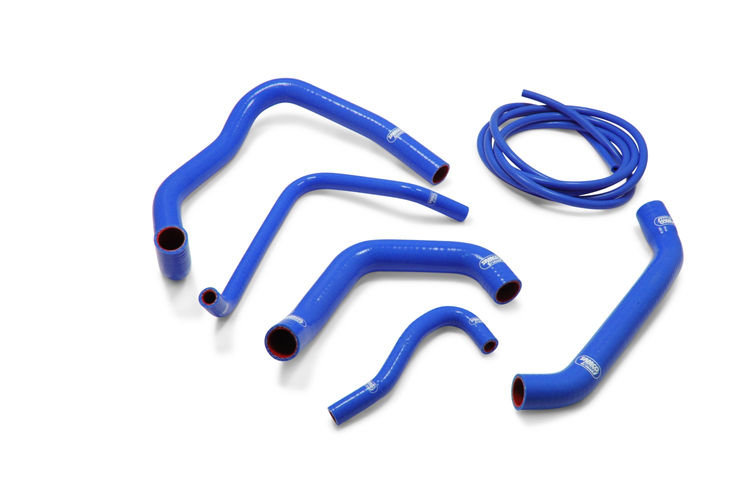 SAMCO SPORT Silicone Hose Kit, 6-piece, Blue for Kawasaki GTR1400 Model Year 2010-2016