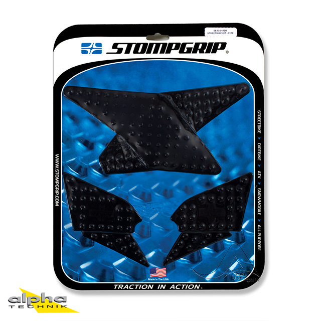 Stompgrip black, Volcano, for Suzuki GSR750, 2012-2015, GSX-S 750, 2015-2016