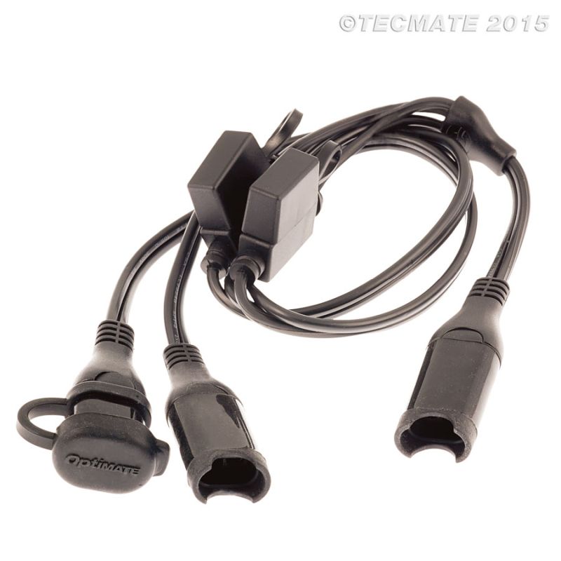 O-05 OPTIMATE SAE Y-Splitter with Fuse