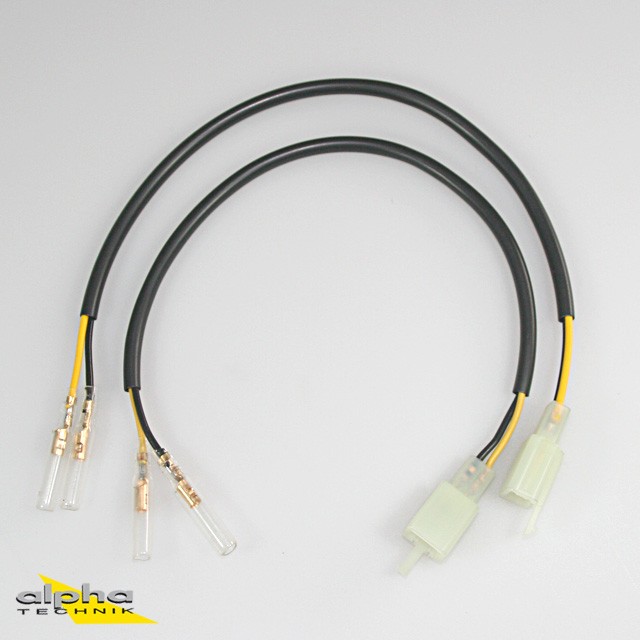 Adapter Cable Set from LED Mini Indicators to Vehicle Wiring Harness for Yamaha YZF-R125 RE06