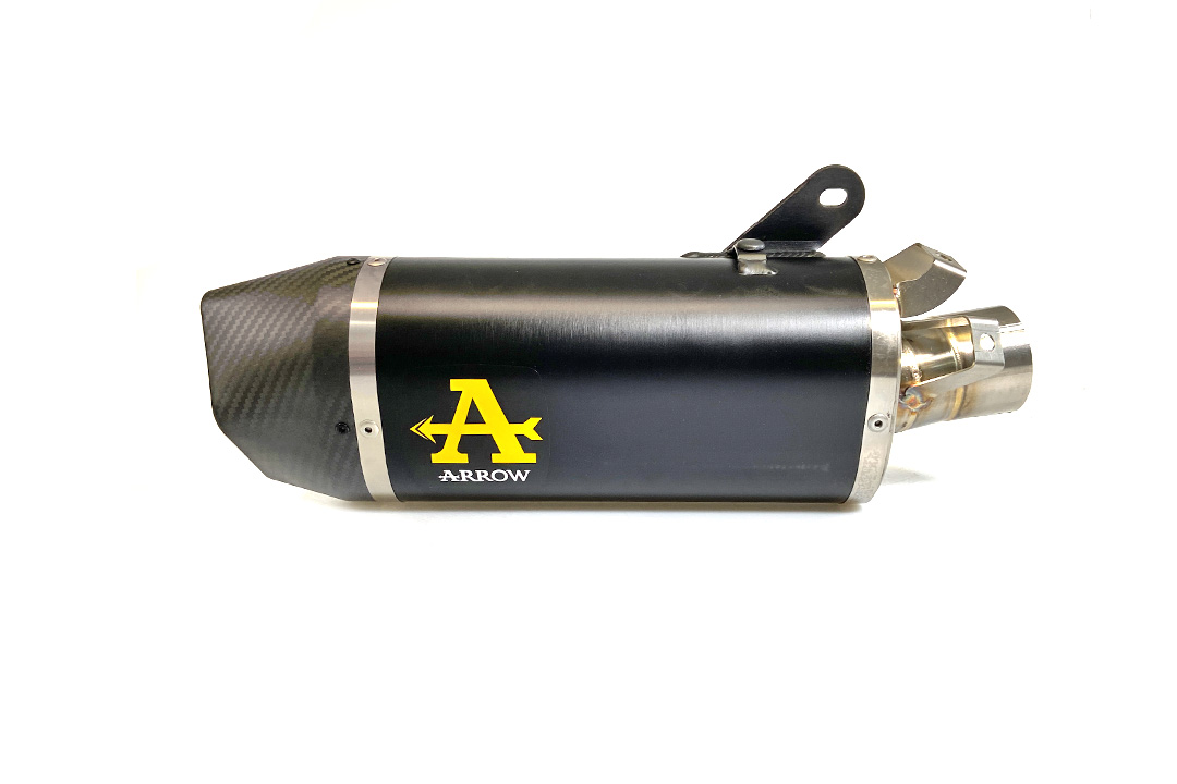 ARROW DARK INDY-RACE Exhaust for Yamaha MT-10 2016-2020, Black Aluminium