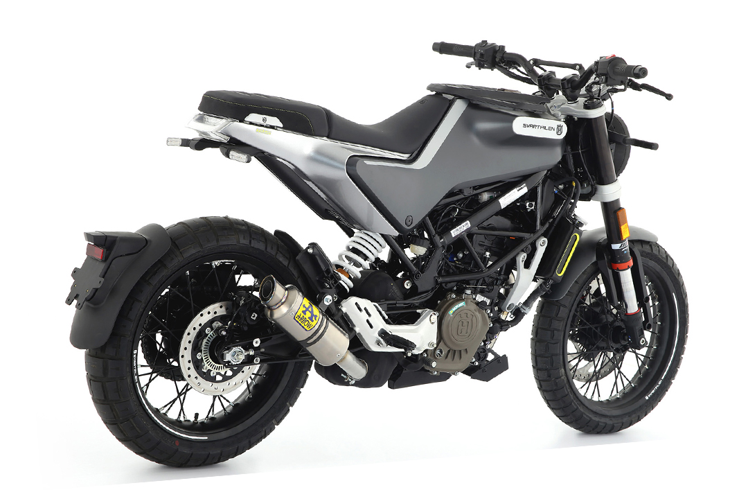 ARROW GP2 Slip-On Exhaust for Husqvarna Svartpilen 125 2021-, Titanium
