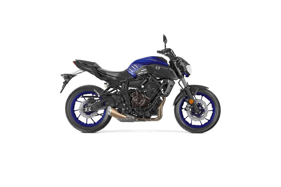 Stompgrip clear, Icon, for Yamaha MT07, 2018-2021