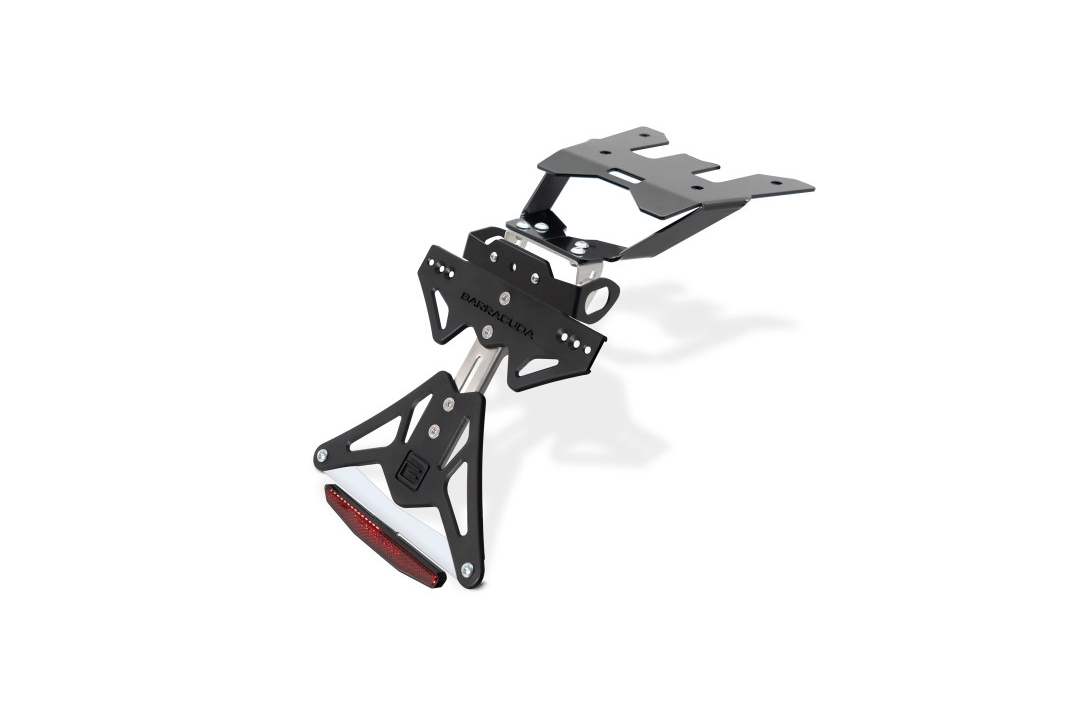 Barracuda Number Plate Holder for Honda Africa Twin 2021-, XL750 Transalp 2023- for use with original flasher light, turn signals