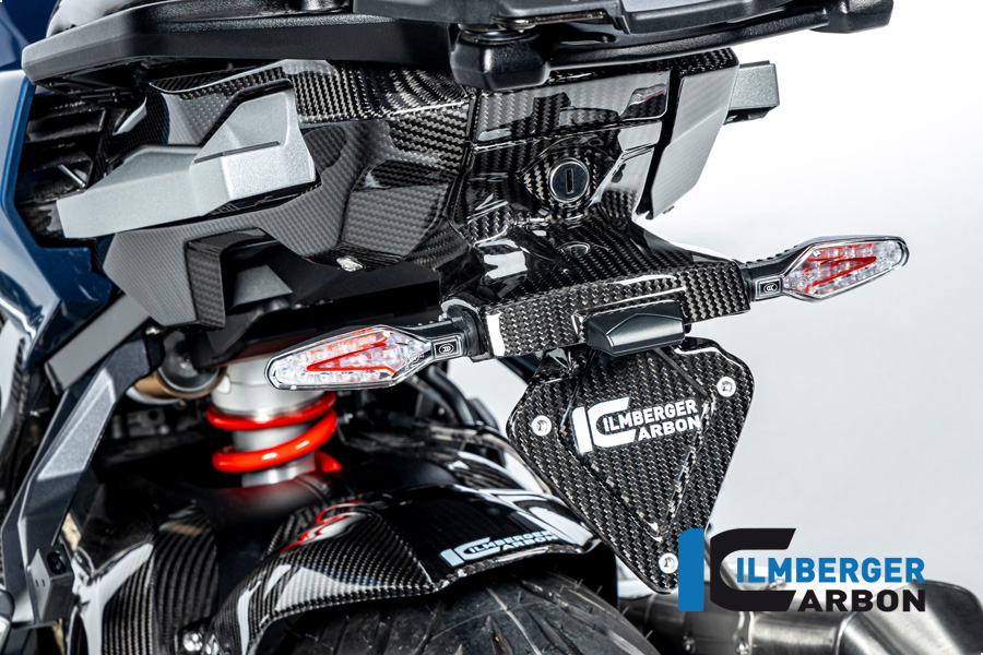 Ilmberger Carbon Licence Plate Holder (short version), glossy, BMW S1000XR 2020-