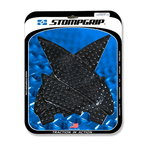 Stompgrip Black, Volcano, for Yamaha YZF-R6, 2017-2025