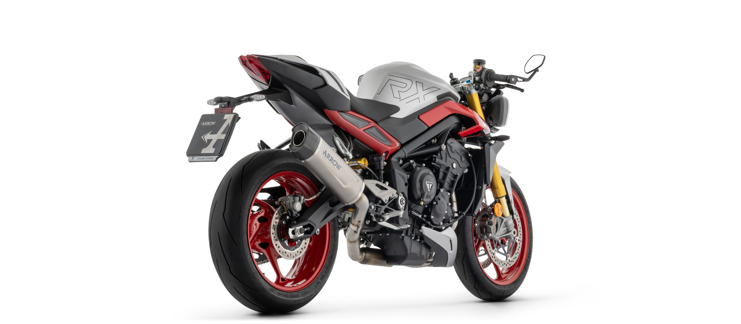 ARROW INDY RACE EVO Titanium Full Exhaust System for Triumph Street Triple 765 RX, 2026-