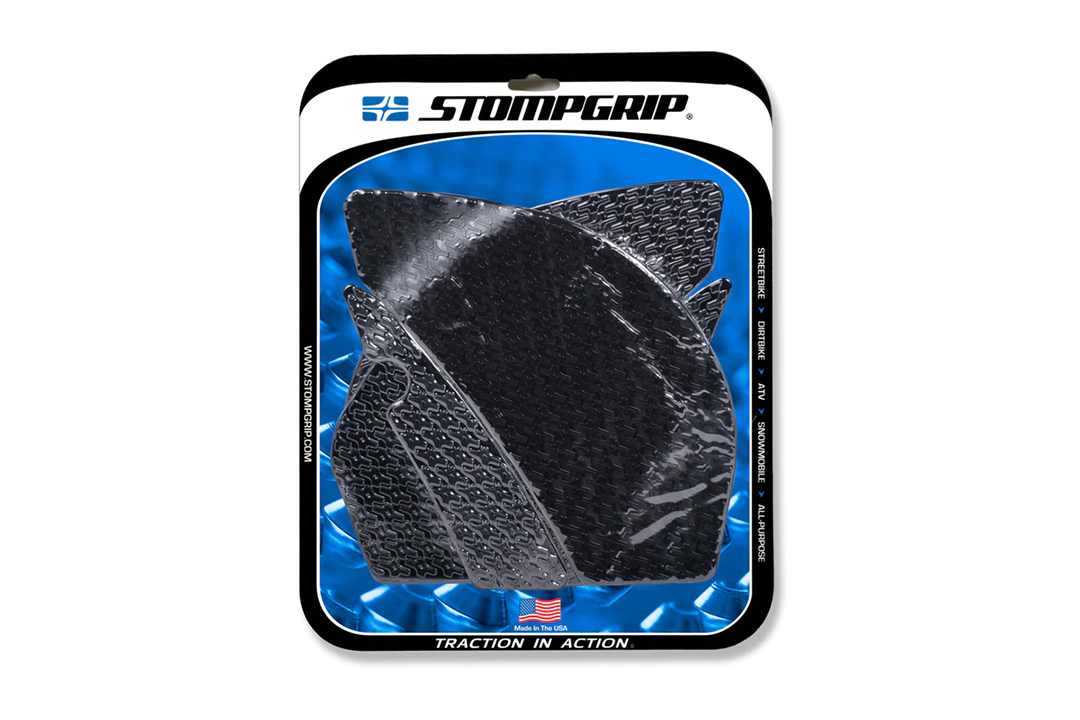 Stompgrip black, Icon, for Kawasaki ZX10R Ninja, 2008-2010