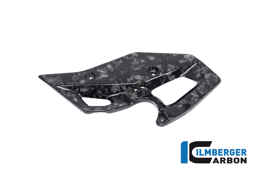 Ilmberger Carbon Heel Guard left side L/S, Black Diamond Carbon, glossy, BMW R1300GS 2023-