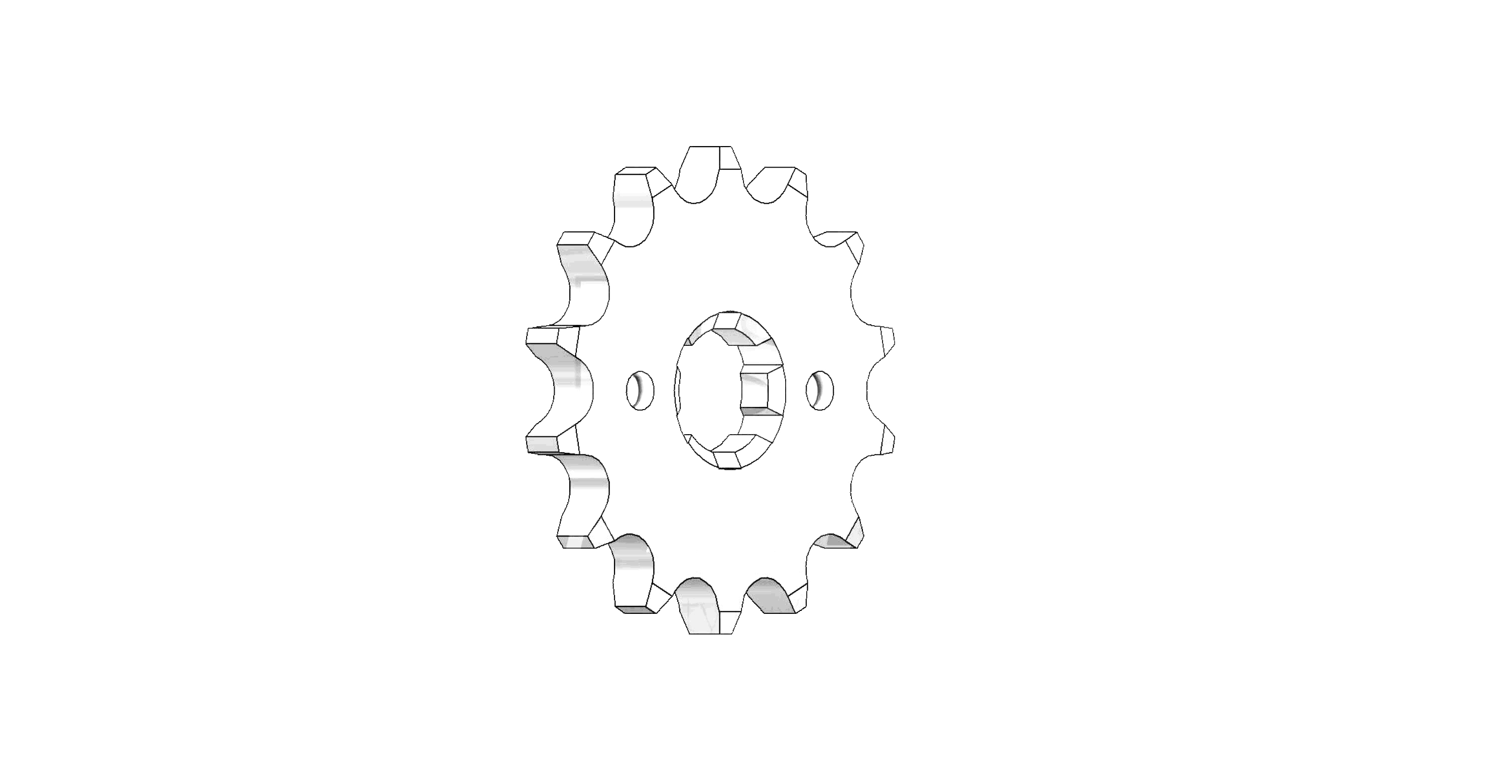 Sprocket, 14 teeth, Pitch 428