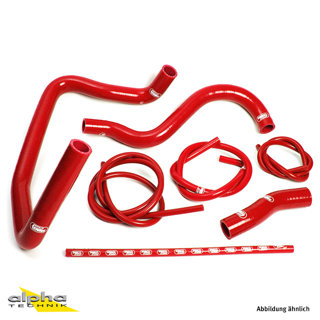SAMCO SPORT Silicone Hose Kit red for Suzuki GSX1300R Hayabusa Model Year 1999-2007