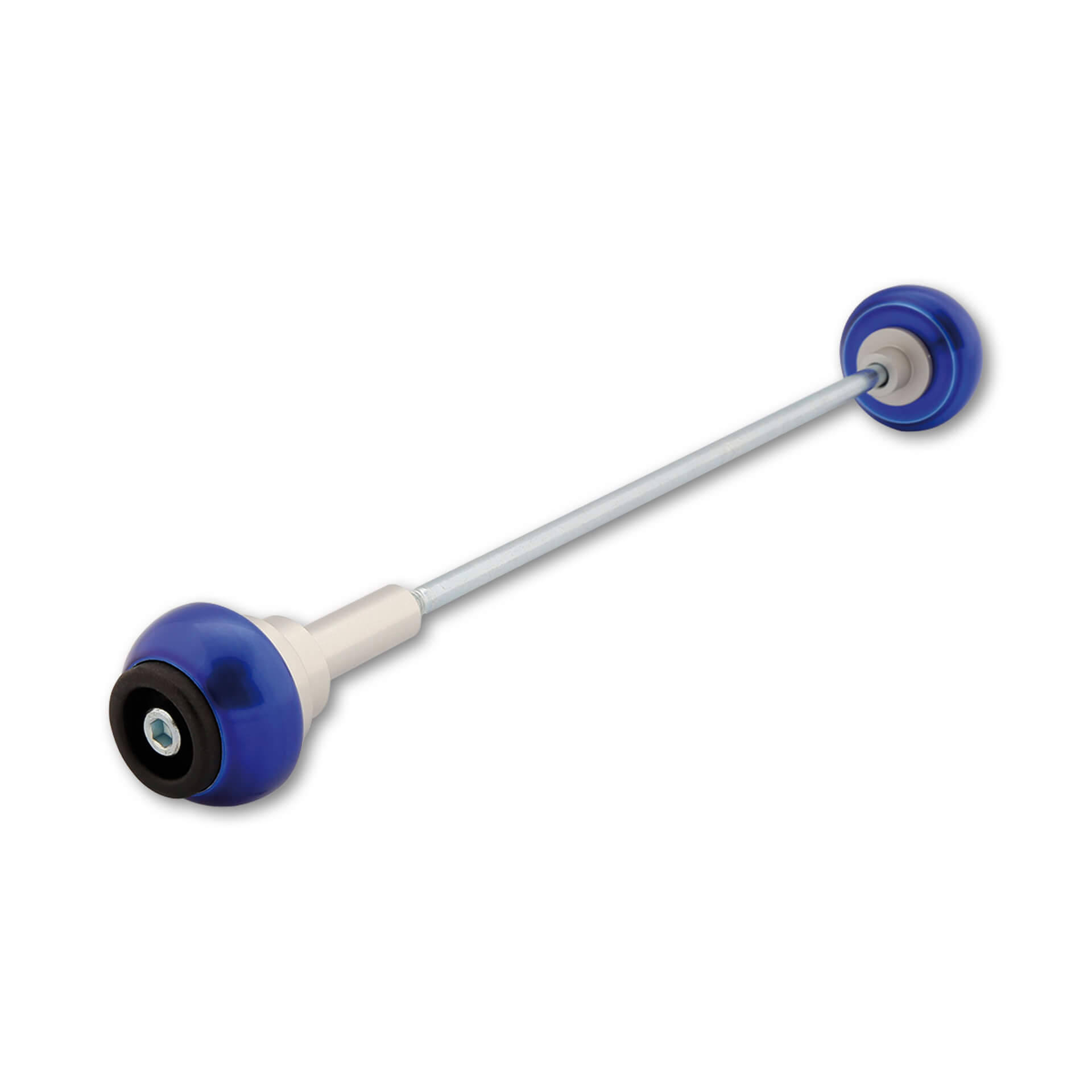 LSL Axle Balls Classic, for Yamaha R9, blue, rear wheel axle