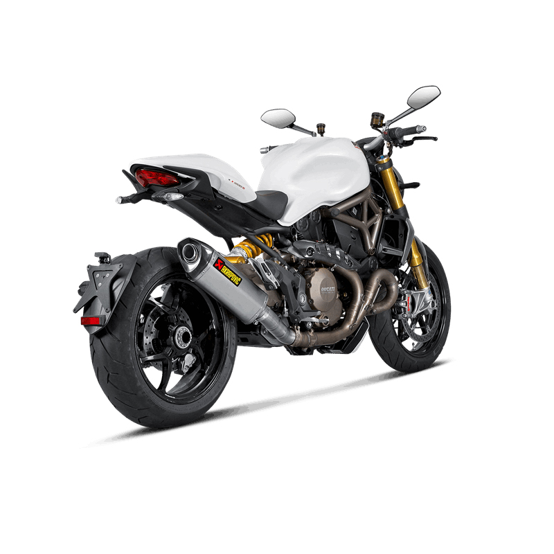 Akrapovic Link Pipe (Titanium) exhaust system for Ducati Monster 1200 R year 2017-2018