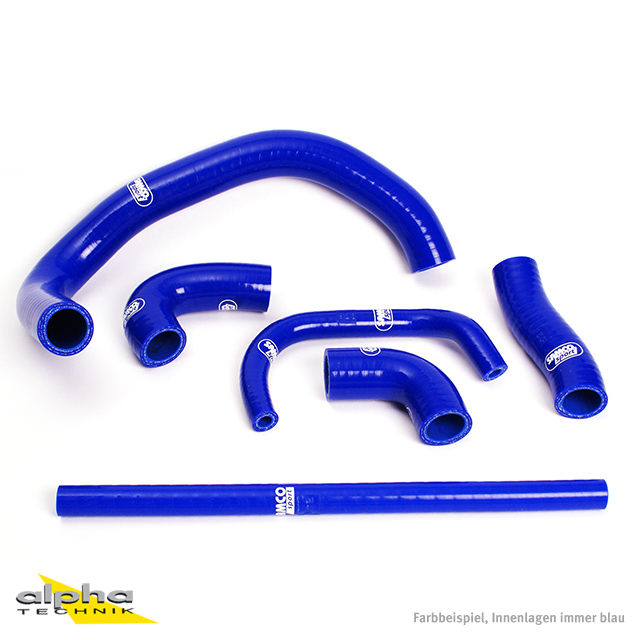 SAMCO SPORT Silicone Hose Kit blue for Kawasaki ZX9R Model Year 1994-1997