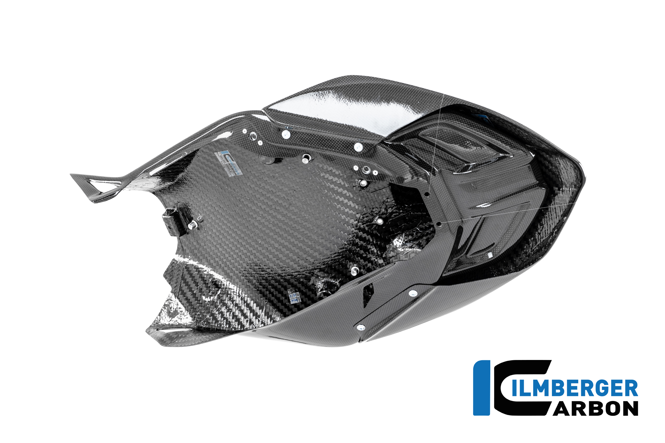 Ilmberger Carbon Tail Section + Seat Kit, 6-Piece Racing, Glossy, Ducati Panigale V4 R, 2025-