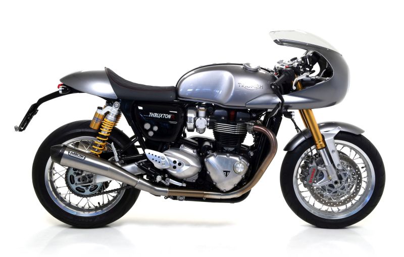 ARROW PRO RACING exhaust pair for Triumph Thruxton1200 2016- / Speed Twin 2019- in stainless steel
