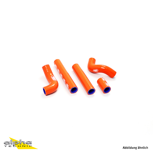 SAMCO SPORT Silicone Hose Kit orange for KTM 250 EXC 250 XC-W 300 EXC 300 XC-W Husaberg TE250 TE300 Husqvarna TE250 TE300 Model Year 2012-2016