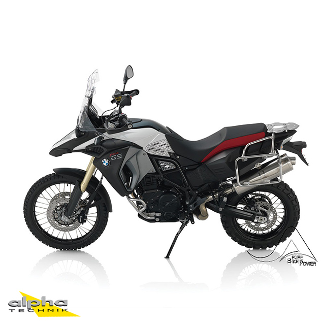 Stompgrip black, Volcano, for BMW F700GS, F800GS (Adventure), 2013-2018