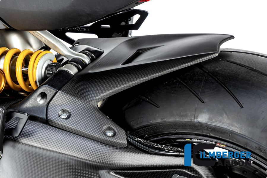 Ilmberger Carbon rear Mudguard, Matt, Ducati Diavel 1260, from 2019