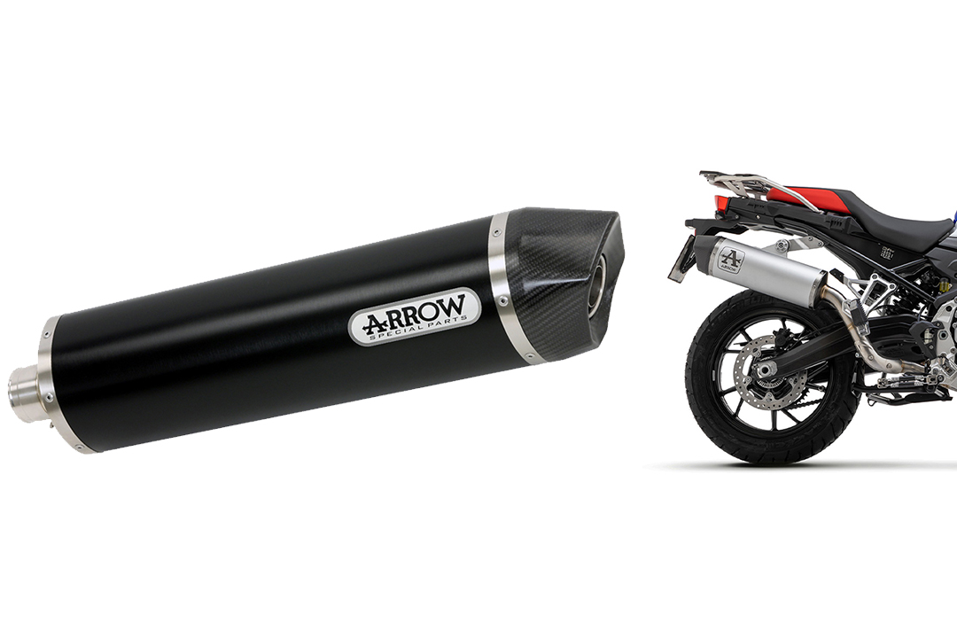 ARROW Exhaust MAXI RACE TECH DARK Aluminium for BMW F 750 GS/ F 850 GS Model Year 2021-