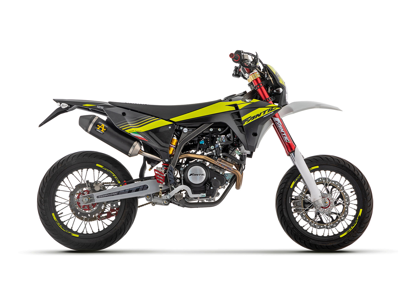 ARROW DARK THUNDER Exhaust for Fantic XEF / XMF 125 from model year 2023-