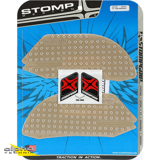 Stompgrip clear, Volcano, for Ducati 899/959/1199/1299 Panigale/Panigale V2