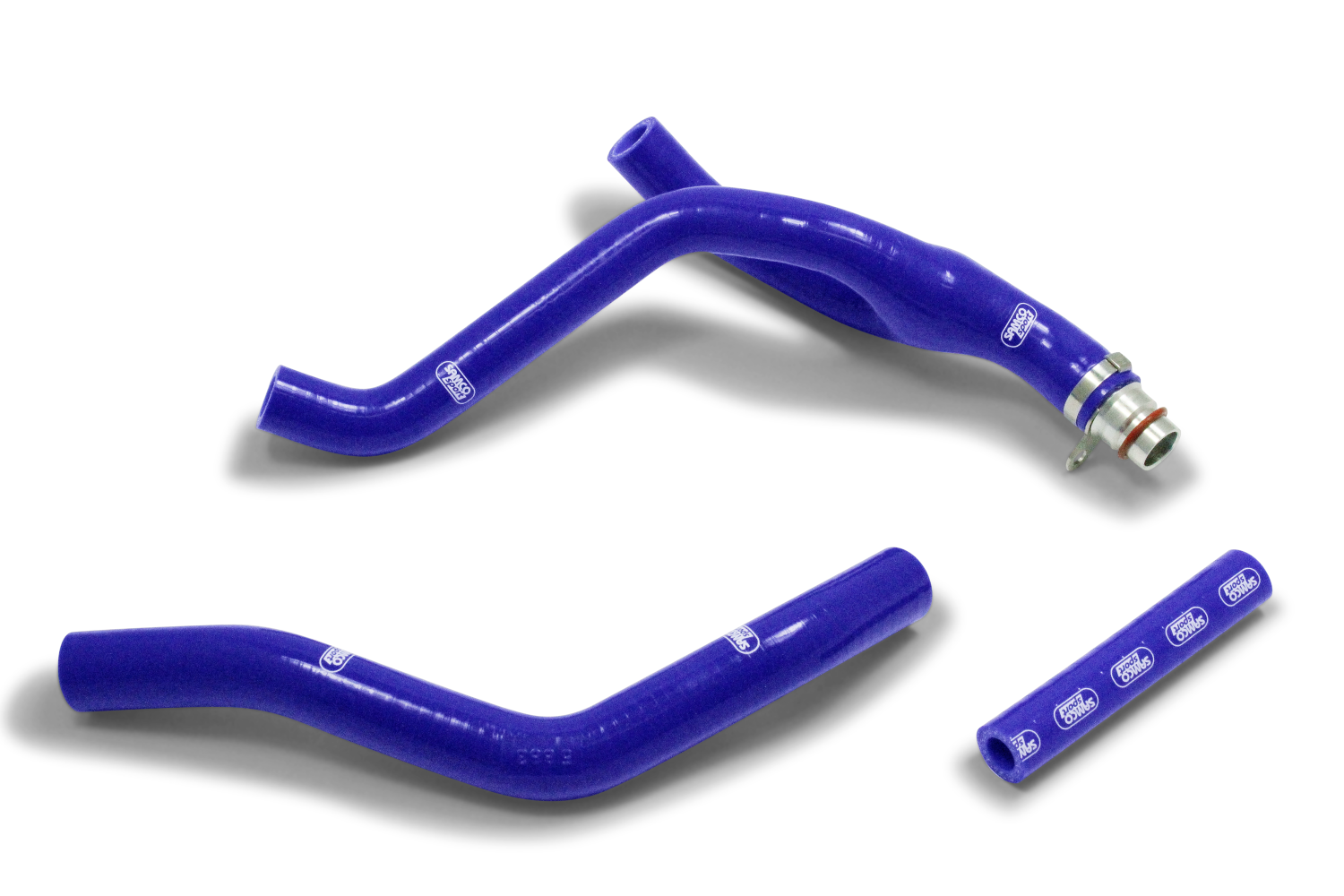 SAMCO SPORT Silicone Hose Kit Y-Piece - Race Design Blue for Yamaha YZ250F WR250F Model Year 2019-2023