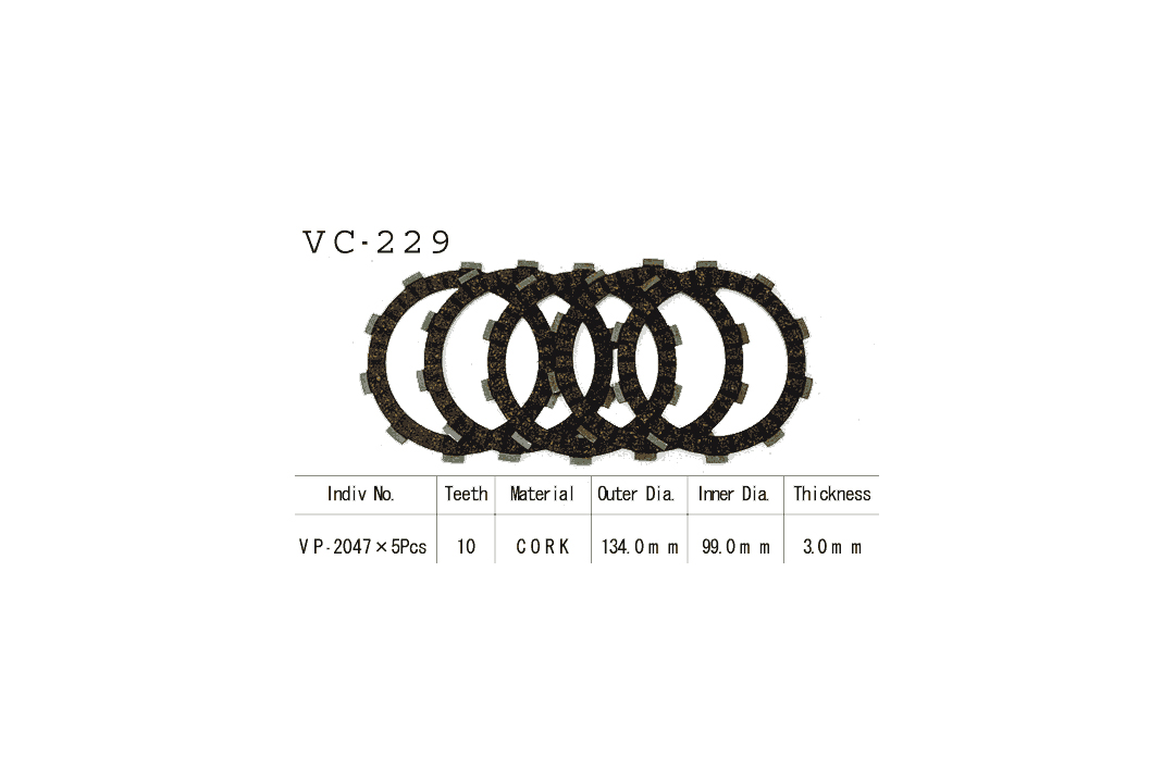 Vesrah clutch disc Kit Yamaha