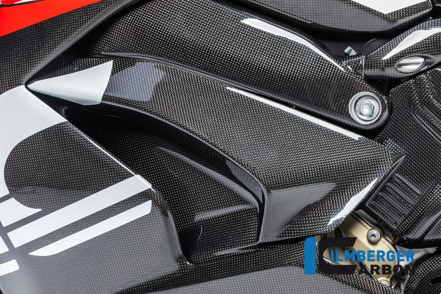 Side panel under the tank left gloss Ducati Paniga