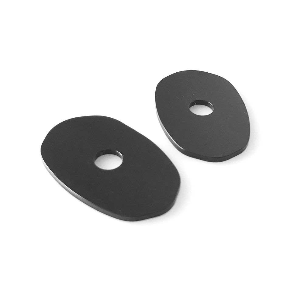 alpha Technik Licence Plate Holder-flasher light, turn signal-Kit X-LED (fronte + rear) for Kawasaki Z650 and Ninja 650 Type: ER650H / EX650K (model year 2017 to 2019)